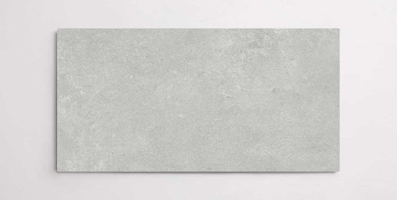 Nasco Stone + Tile 12" x 24" GRO 201 porcelain tile.
