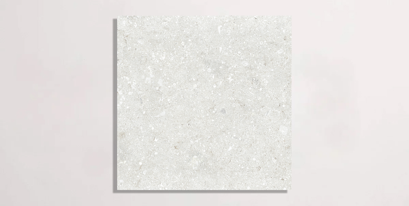 Nasco Stone + Tile Kokomo Ocean White 24" x 24" 2CM porcelain paver.