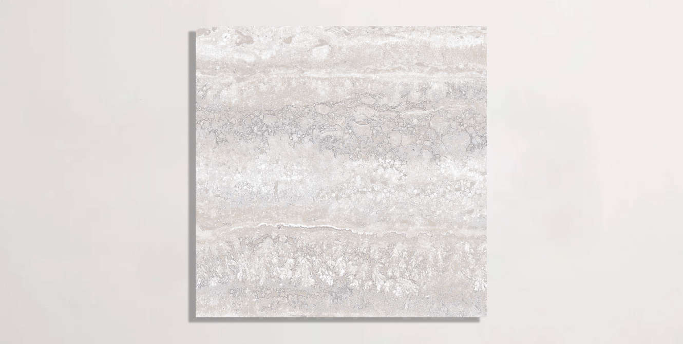 Nasco Stone + Tile Kokomo Travertine River 24" x 24" 2CM porcelain paver.