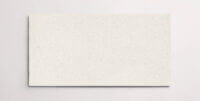 A single cream terrazzo marble tile
