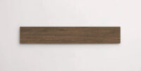 Nasco Stone + Tile Junie Scuro 8" x 48" wood-look porcelain tile.