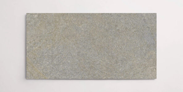 Nasco Stone + Tile Grigio Spazzolata 12" x 24" porcelain tile.
