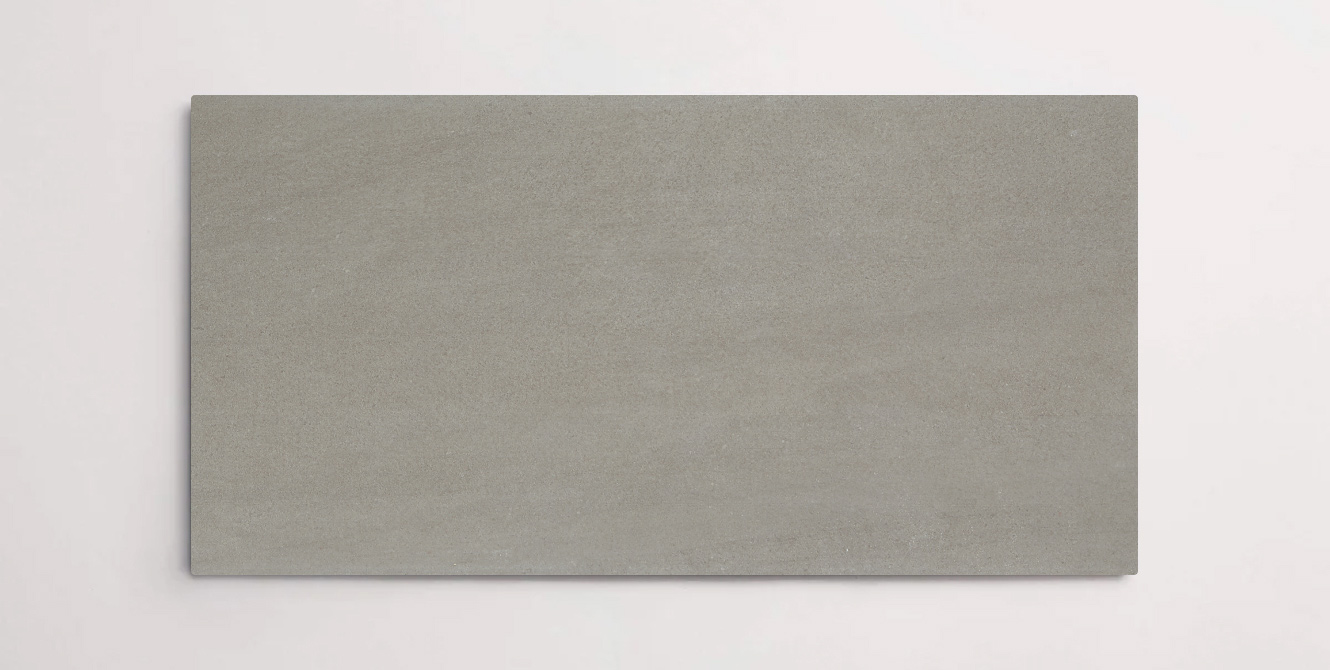 Nasco Stone + Tile Alto Charcoal 12" x 24" porcelain tile.