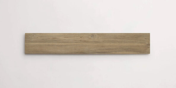 Nasco Stone + Tile Lift Light Brown 8" x 36" wood-look porcelain tile.