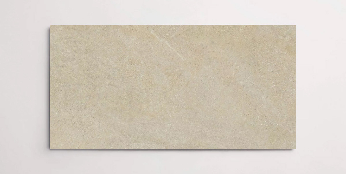 Nasco Stone + Tile Typhoon Buff 12" x 24" porcelain tile.