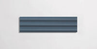 Nasco Stone + Tile's Dolce Blu Fluted decorative wall tile.