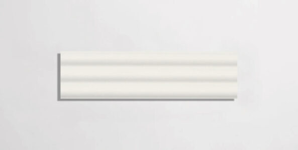 Nasco Stone + TIle's Dolce Neve Fluted decorative wall tile.