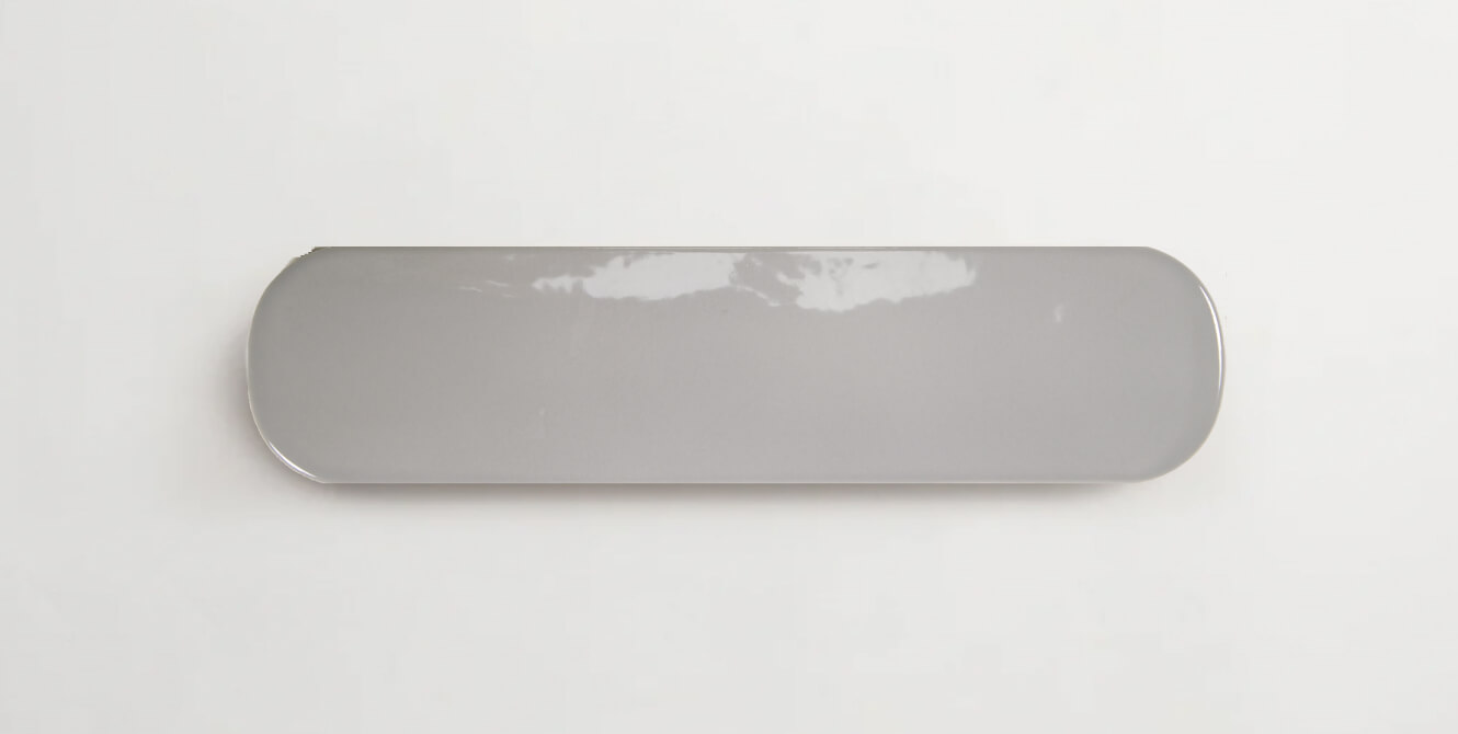 Nasco Stone + Tile Love Bars Grey Glossy decorative wall tile in 3