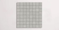 Nasco Stone + Tile Newen Grey Square Mosaic porcelain tile.